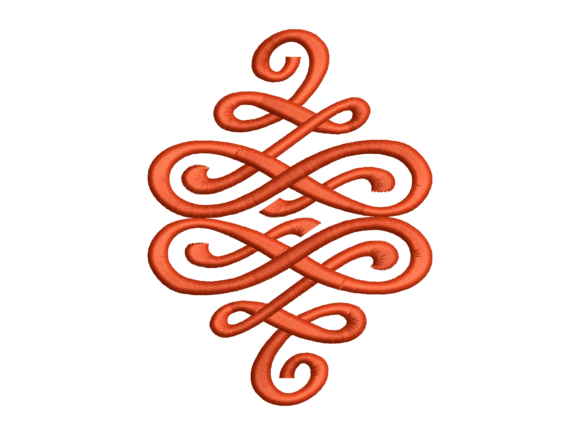 Ottoman Infinity Scroll Embroidery